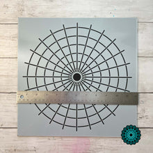 Load image into Gallery viewer, 12&quot; x 12&quot; Stencil Template 24 Segment for Mandala Art

