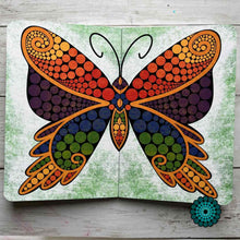 Load image into Gallery viewer, Rainbow Butterfly Flat Notebook
