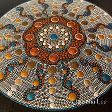 Load image into Gallery viewer, Jupiter Mandala 12&quot; x 12&quot; on Wood Board

