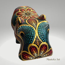 Load image into Gallery viewer, Large House Hippo Hand Carved and Painted By Mustofa Art

