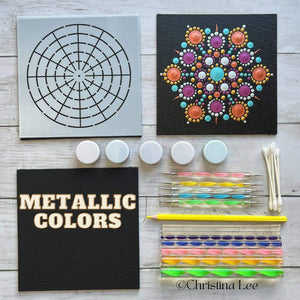 Metallic Beginners Dotting Tool Kit by The Dot Shop Gallery - Metallic Colors
