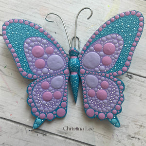 Periwinkle Butterfly Painted by Christina Lee