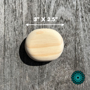 Rectangular Wooden Pebbles - Green Color Palette Kit