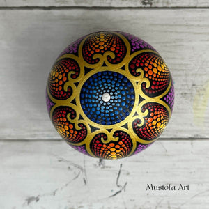 Small Hand Painted Bowl by Mustofa Art Multiple Options Available