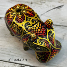Load image into Gallery viewer, House Hippo Hand Carved and Painted By Mustofa Art
