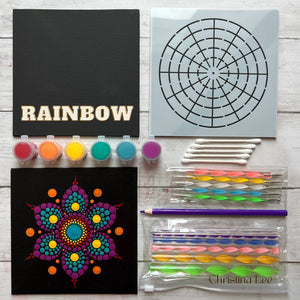 Rainbow Beginners Dotting Tool Kit by The Dot Shop Gallery - Rainbow Colors