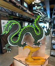 Load image into Gallery viewer, Standing Dragon Carved and Painted by Mustofa Art
