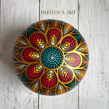 Load image into Gallery viewer, Large Hand Painted Bowl by Mustofa Art Multiple Options Available
