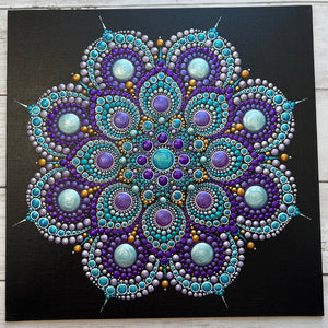 High Frequency Deluxe 12" x 12" Mandala