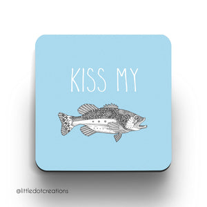 Kiss My Bass - Coaster