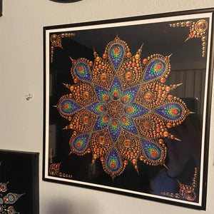 Autism Acceptance Infinity Mandala Prints - Christina Lee Dot Meditation Âû