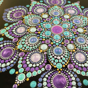 High Frequency Mandala Prints - Christina Lee Dot Meditation Âû